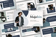 Majobin Creative CV Resume KEY, a Presentation Template by kerismaker (Thumbnail 1 of 10)
