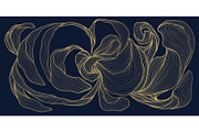 Flowers and Leaves Line Luxury Art, a Pattern Graphic by Marylia (Thumbnail 21 of 27)