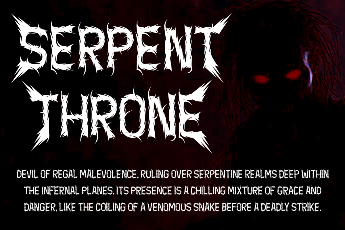 Blazrux - Death Metal Font, a Blackletter Font by PutraCetol Studio (Photo 10 of 11)