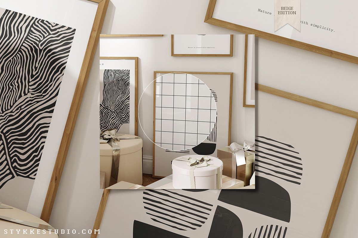 Christmas Mockup | Frame Gallery, a Household Mockup by Stykke Studio (Photo 3 of 7)