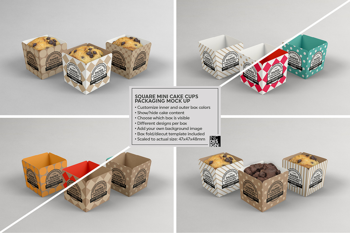 VOL.9: Food Box Packaging Mockups, a Cups & Container Mockup by INCDesign (Photo 3 of 21)