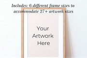 Vertical Frame Mockup, a Mockup by 1801Prints (Thumbnail 1 of 4)