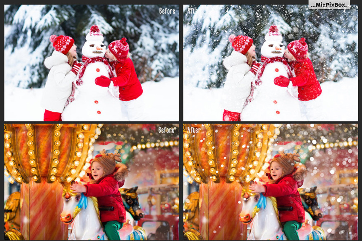 Falling Snow Overlays preview 4