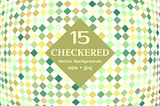 CHECKERED Vector Backgrounds, a Texture Graphic by ekaart (Thumbnail 6 of 7)