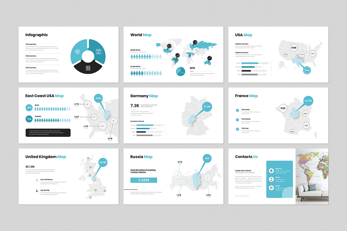 Pitch-Deck Presentation Template, a Presentation Template by GenerousArt (Photo 6 of 8)