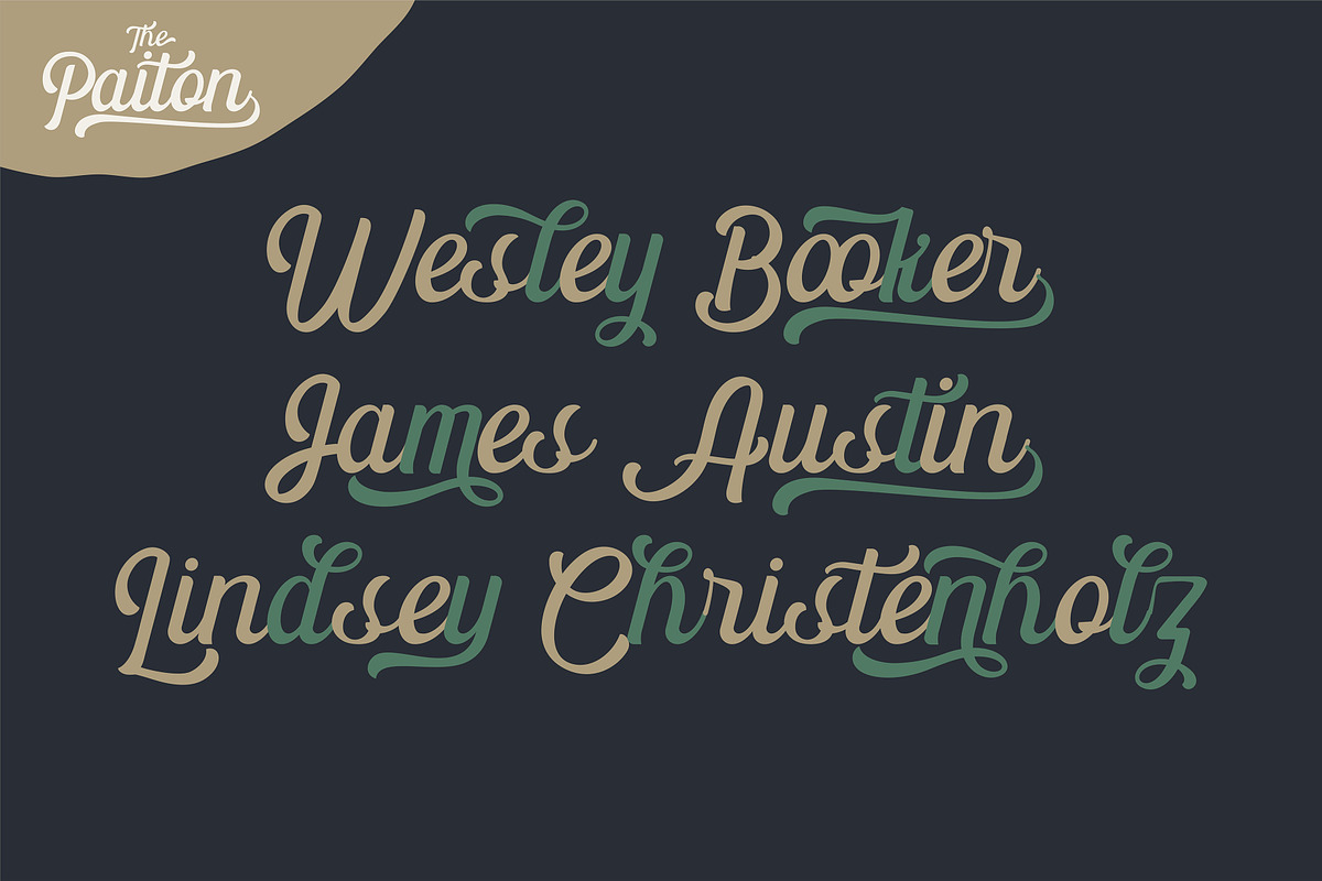 The Paiton -Modern Script Font, a Script Font by Morisco (Photo 7 of 9)