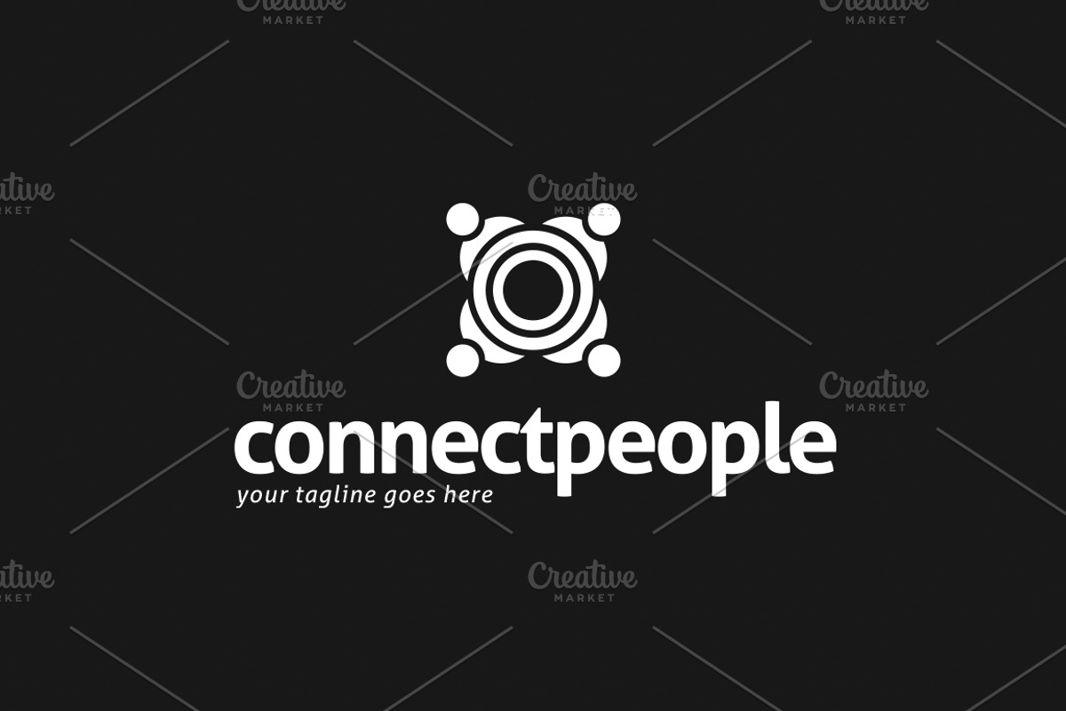 Connect People Logo Template, a Branding & Logo Template by PixaSquare (Photo 5 of 5)
