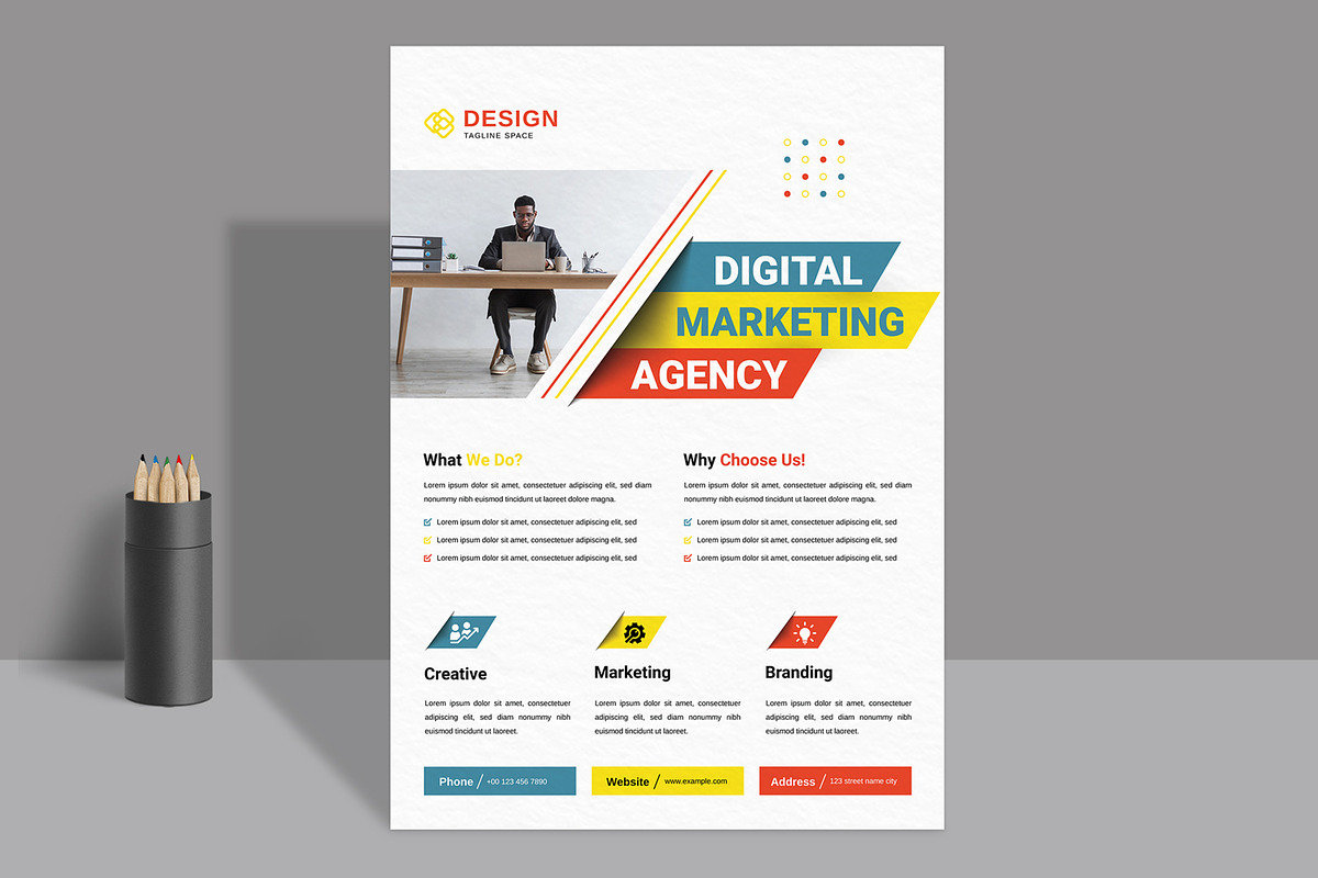 Creative Flyer Design, a Flyer Template by ContestDesign (Photo 1 of 2)
