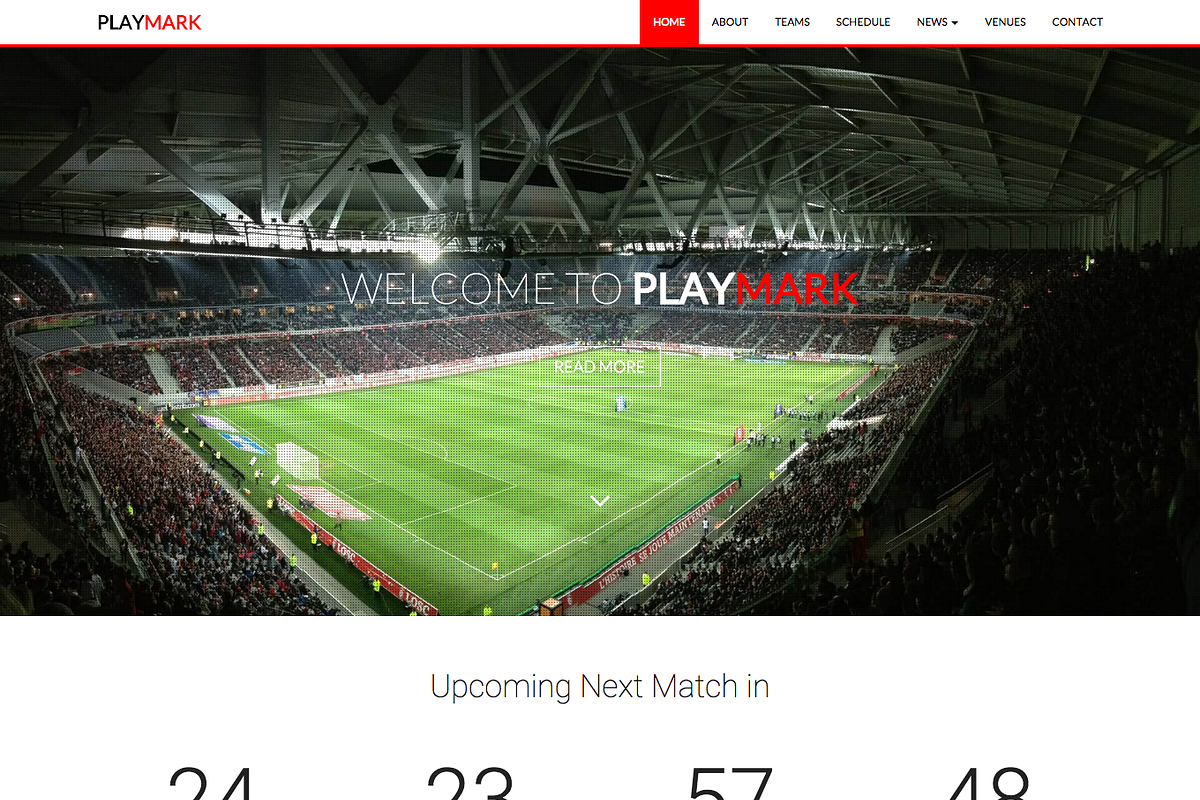 PlayMark - Sports Website Template, a Websites & App Template by SWART (Photo 4 of 4)