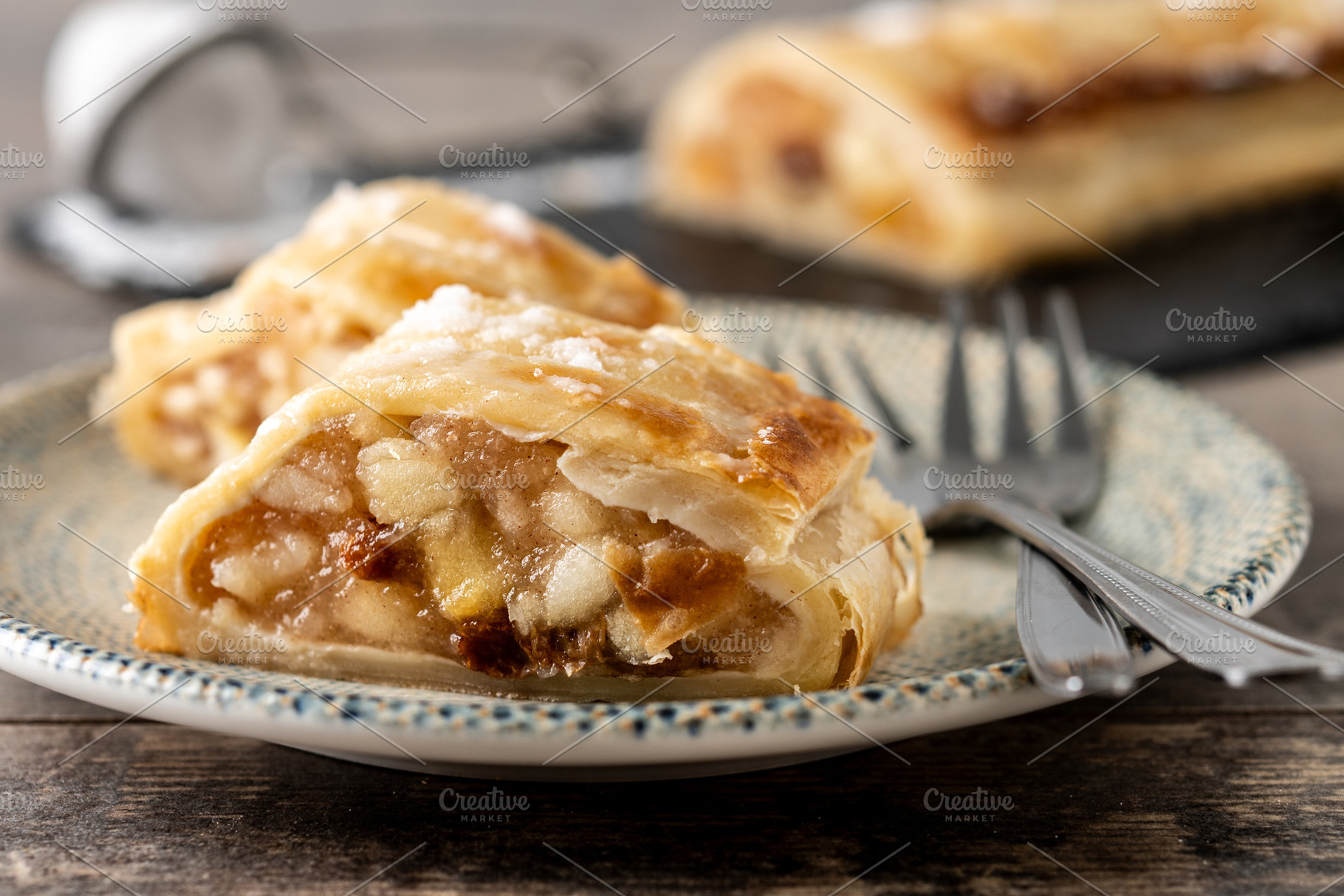 Homemade apple strudel, a Food & Drink Photo by etorres69