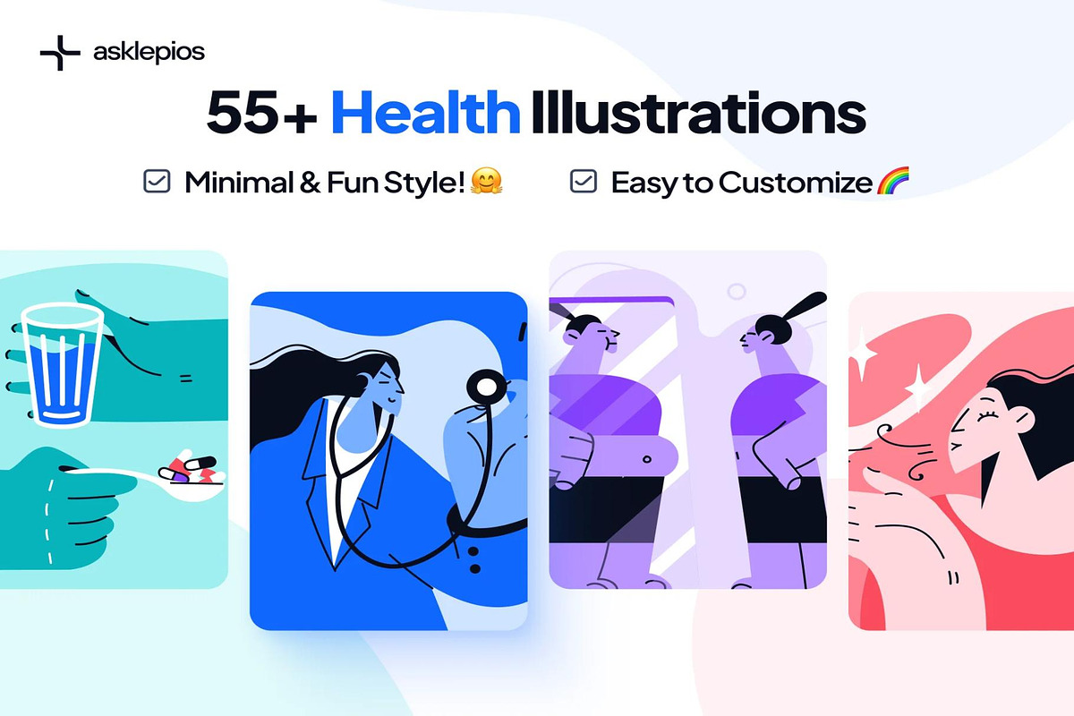 asklepios AI Healthcare Wellness App, an UI Kit Template by Creative Perspective (Photo 6 of 8)