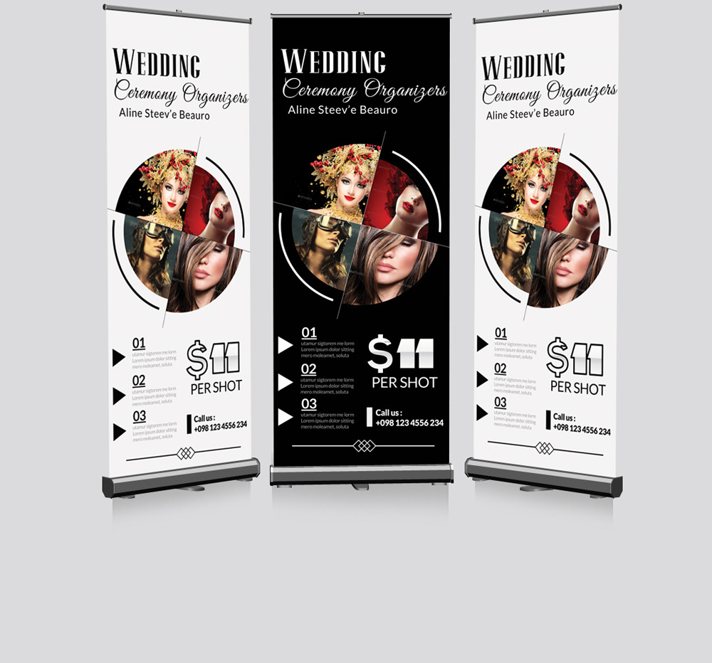 Fashion & Photography Roll up Banner, a Presentation Template by Psd ...