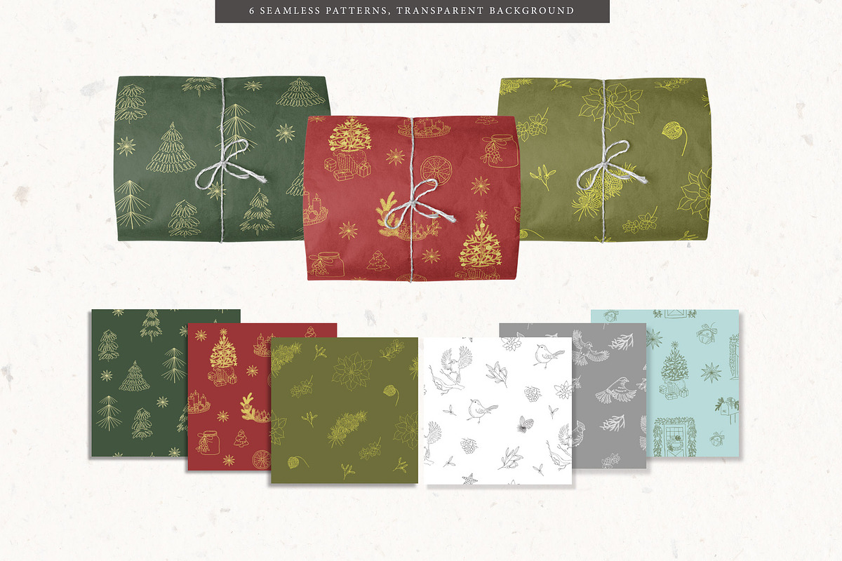 Сool CHRISTMAS Bundle., a Seasonal Illustration by Designwork (Photo 28 of 73)