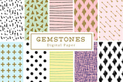 Gemstones Backgrounds, a Pattern Graphic by Clover & Lilly (Thumbnail 2 of 5)