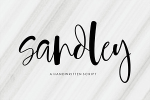 Sandley | Handwritten Script Font