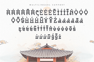 Seoul - Modern Korean Font