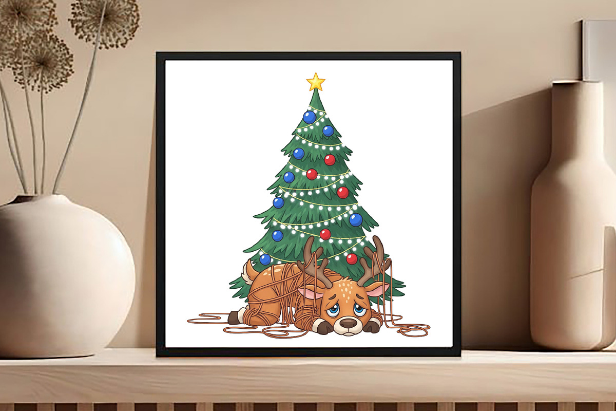 Funny Christmas PNG, an Illustration by Black Bird Studio (Photo 4 of 4)