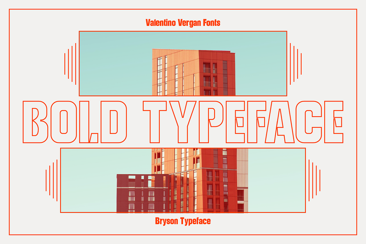 Bryson - Bold Typeface, a Sans Serif Font by Valentino Vergan (Photo 8 of 14)