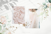 Watercolor Blush Floral Alphabet Set, a Decorative Illustration by Veris Studio (Thumbnail 7 of 24)