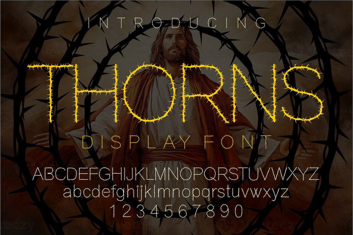 Thorns, a Sans Serif Font by herulogo (Photo 1 of 5)