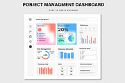 Project Management Dashboard, an UI Kit Template by MightyDesign (Thumbnail 1 of 5)