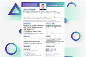 Whitespaced Resume template