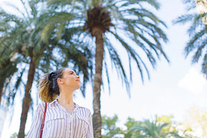 Businesswoman in the city stock photo containing portrait and woman
