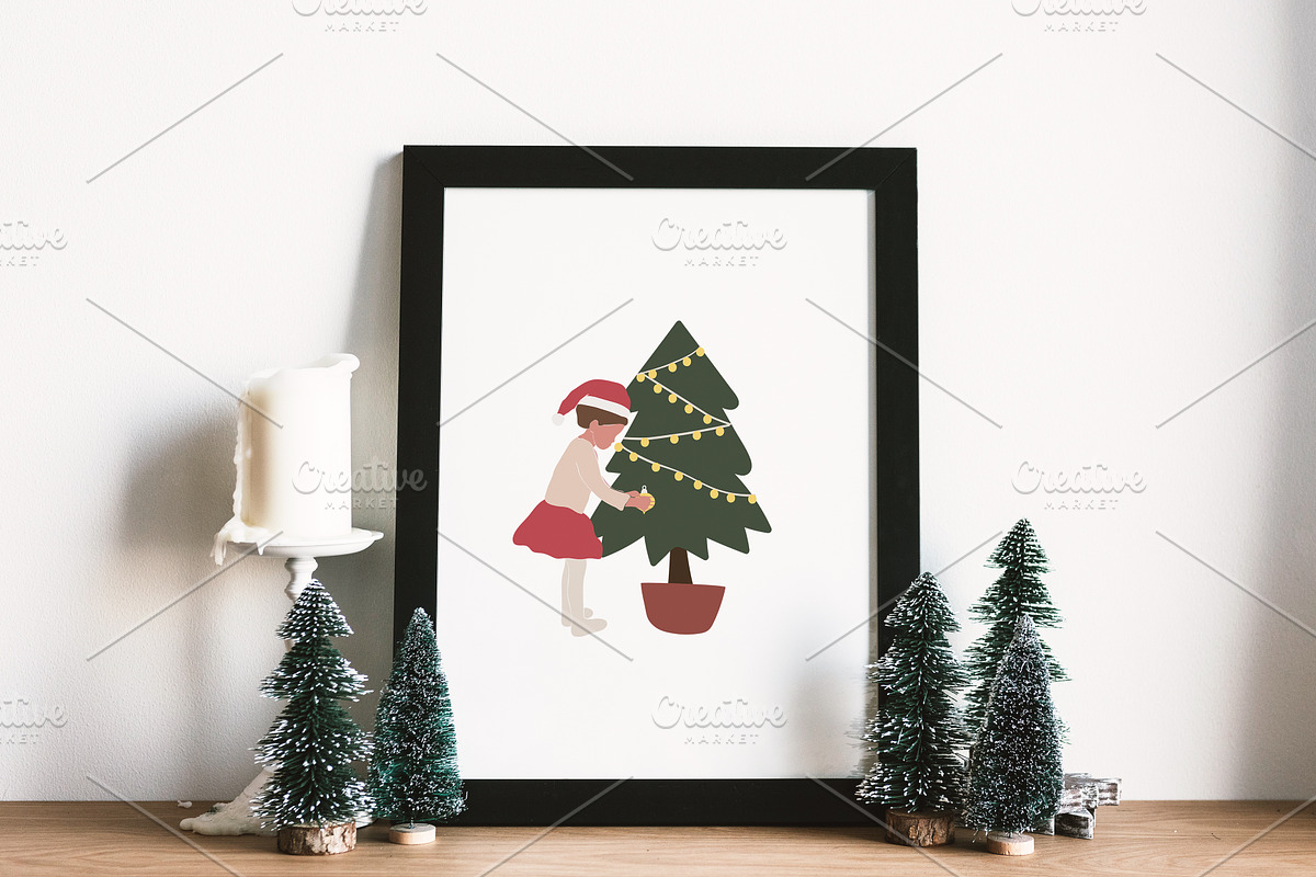Christmas Winter Family, a Decorative Illustration by Hanazumi (Photo 11 of 12)