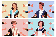 Public recognition concept set, a Person Illustration by Good Studio (Thumbnail 1 of 5)