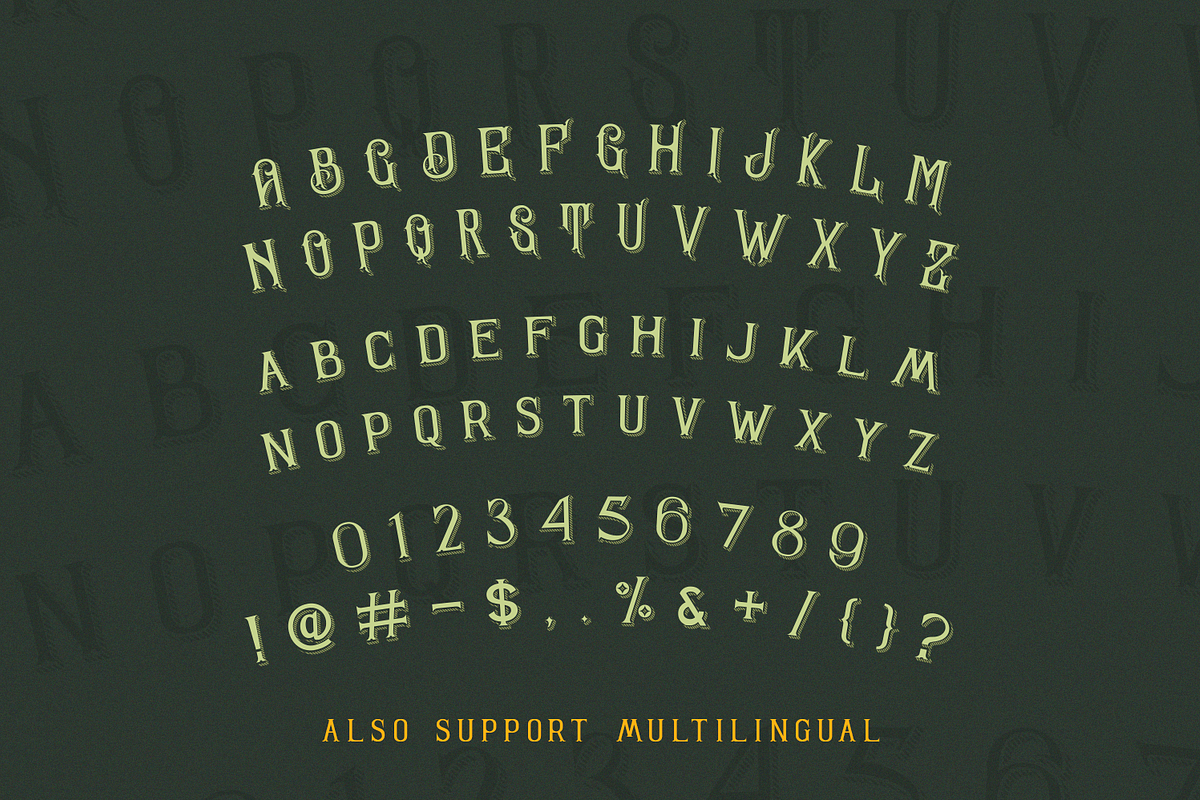 Sandorian Multi Layered Fonts preview 7