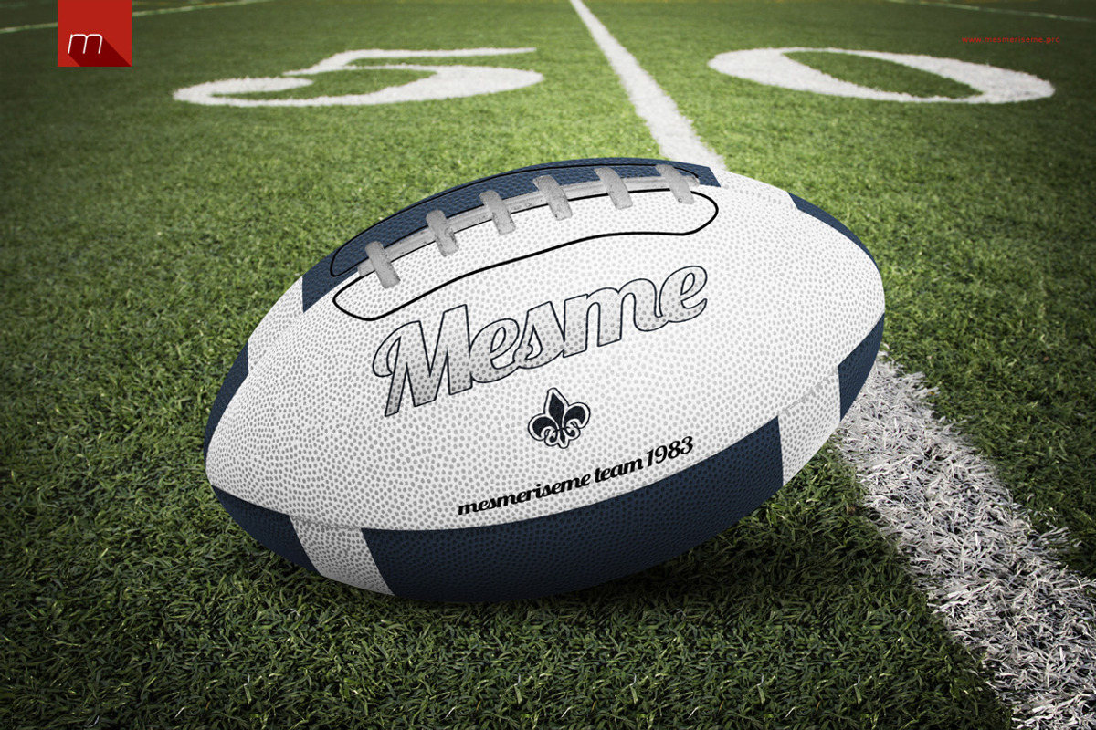 American Football Ball Mock-up, a Product Mockup by Mocca Mockups Store (Photo 3 of 5)