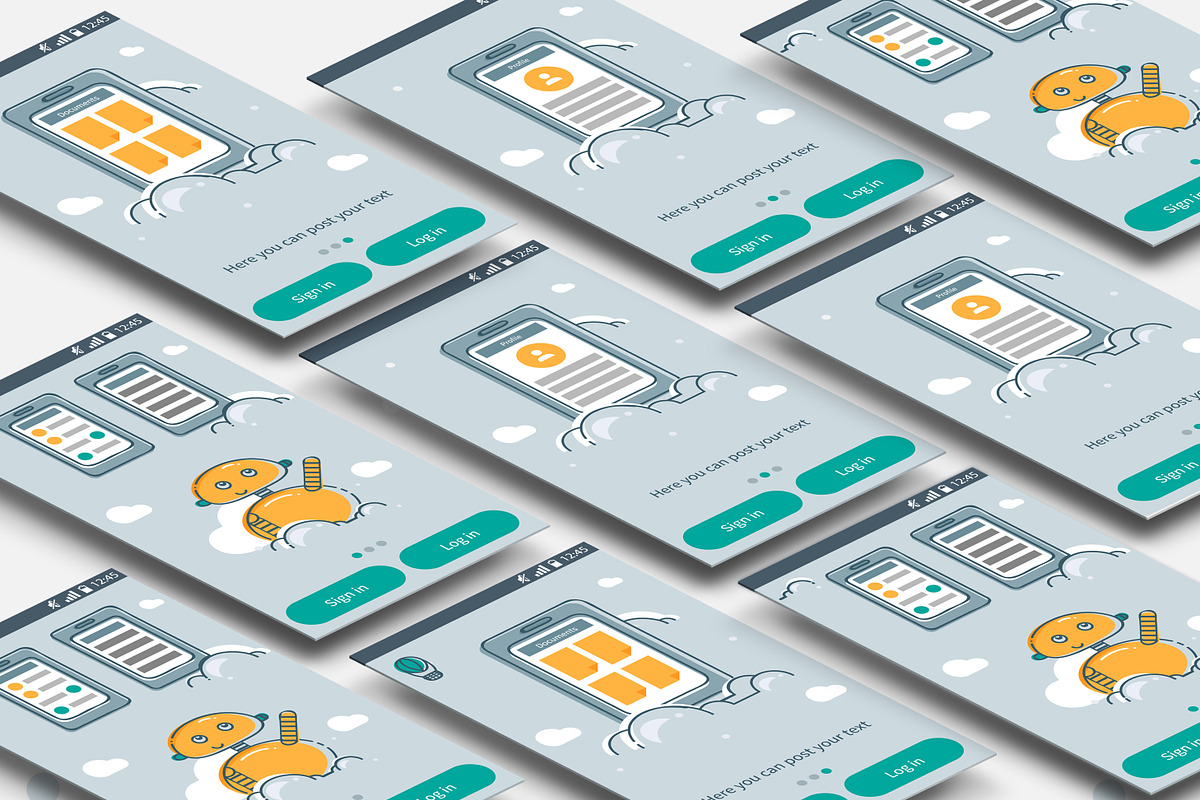 UI Mobile App design, an Android Mockup by JUBO (Photo 4 of 6)
