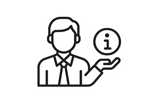 Business professional sharing, a Person Illustration by ZinetroN