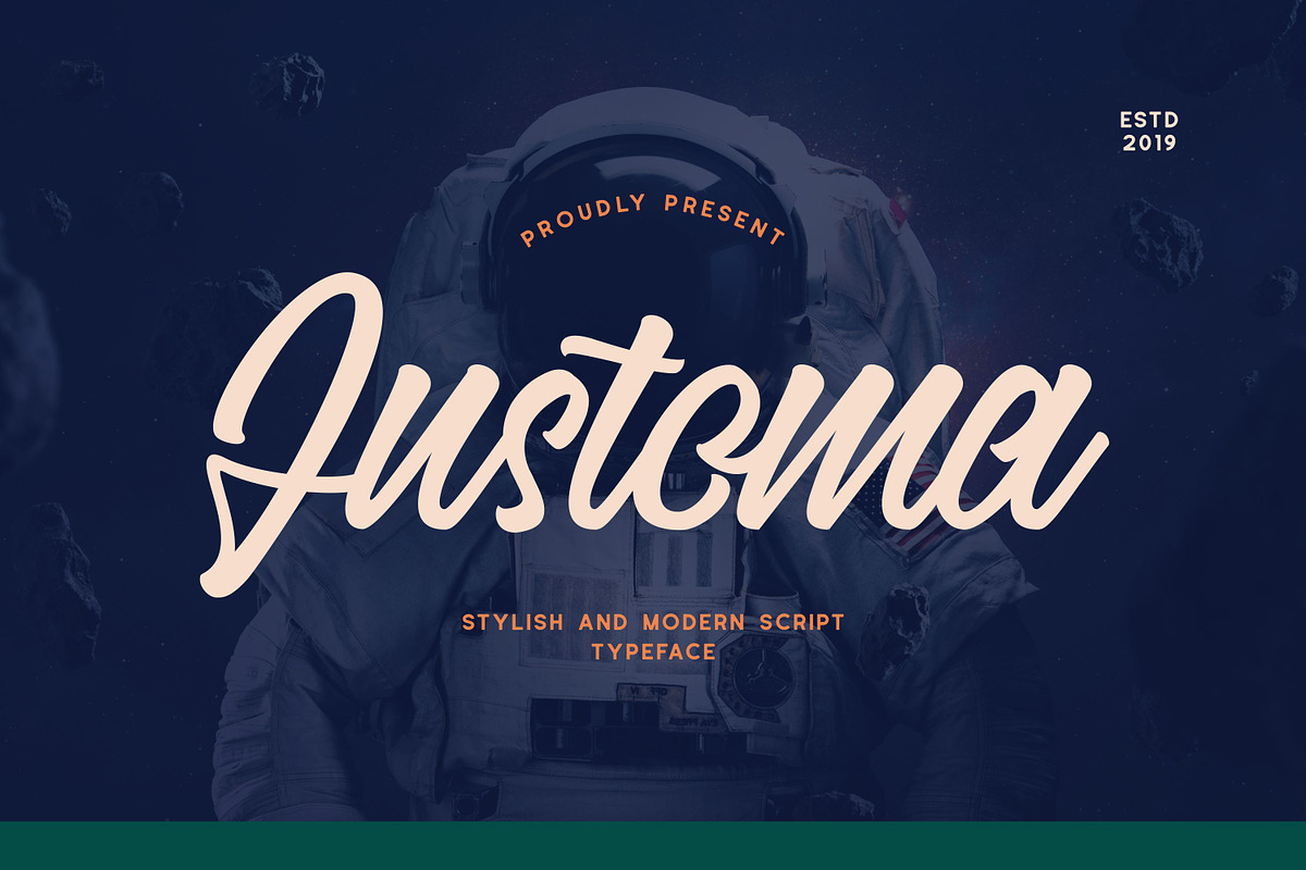 Justoma - Stylish And Modern Script
