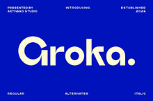 Groka – Versatile Creative Sans