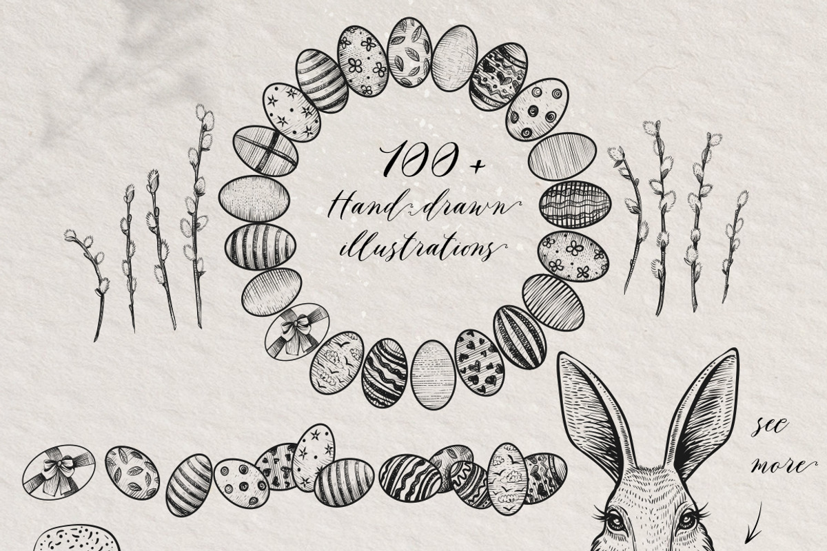 Easter Vintage Bannies, a Decorative Illustration by Aquatinta (Photo 2 of 9)