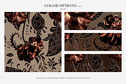Paisley Floral Patterns And Motifs, a Pattern Graphic by LEAFure (Thumbnail 3 of 10)