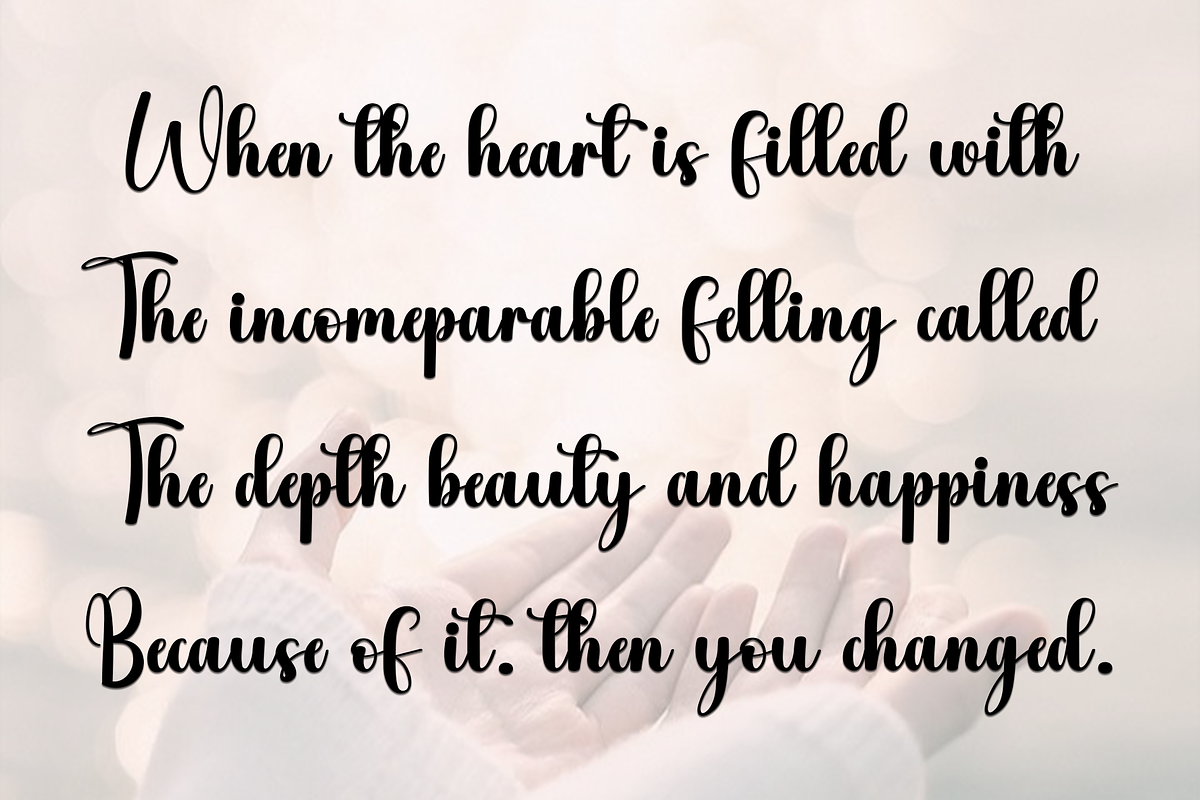 Natural Dreaming, a Handwritten Font by InermediaSTUDIO (Photo 7 of 8)