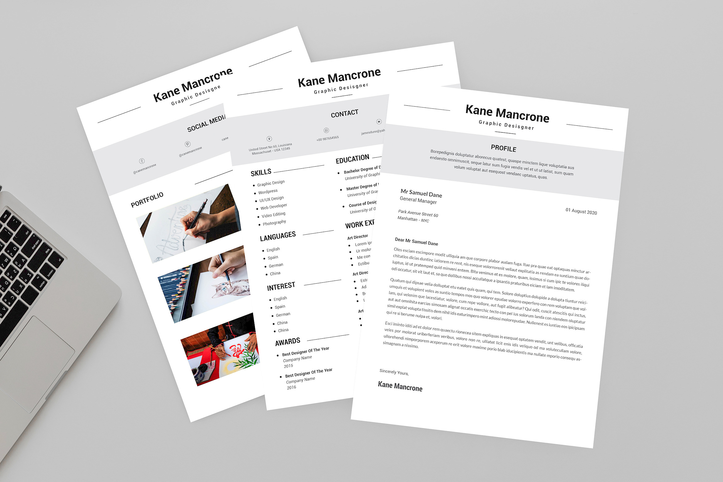 CV Level Resume Designer, a Resume Template by AQR Studio
