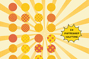 24 Distressed Retro Halftone Brush, a Brush Add-On by Pawsitively Aesthetic (Thumbnail 2 of 3)