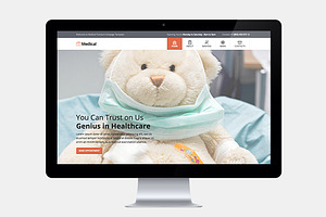 Medical Center One Page Template
