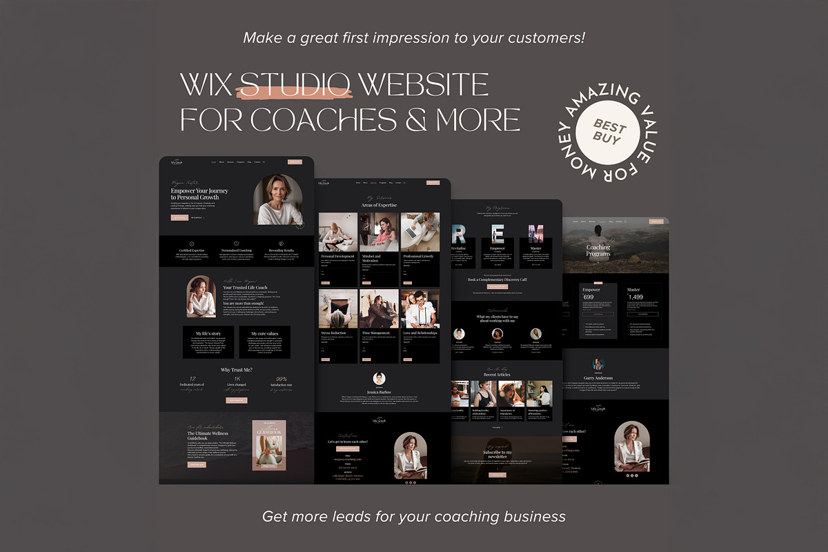 Wix Studio Template for Coaches preview 6