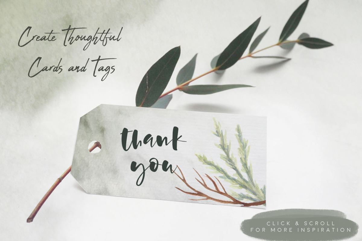 Succulent Blooms Watercolor Images, a Texture Illustration by Fire Spark Studio (Photo 9 of 9)