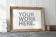 Poster Frame PSD Mockup bundle, a Household Mockup by GreatFruit (Thumbnail 7 of 7)
