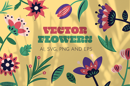 Vector Flower collection