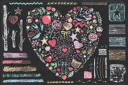 ChalKit Pretty Hand Drawn MegaBundle, an Illustration by Vector Vintagery (Thumbnail 4 of 4)