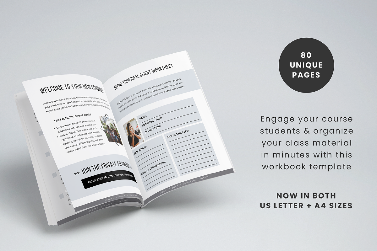 eCourse Resource Bundle, a Design Template by Studio Soluna (Photo 8 of 31)