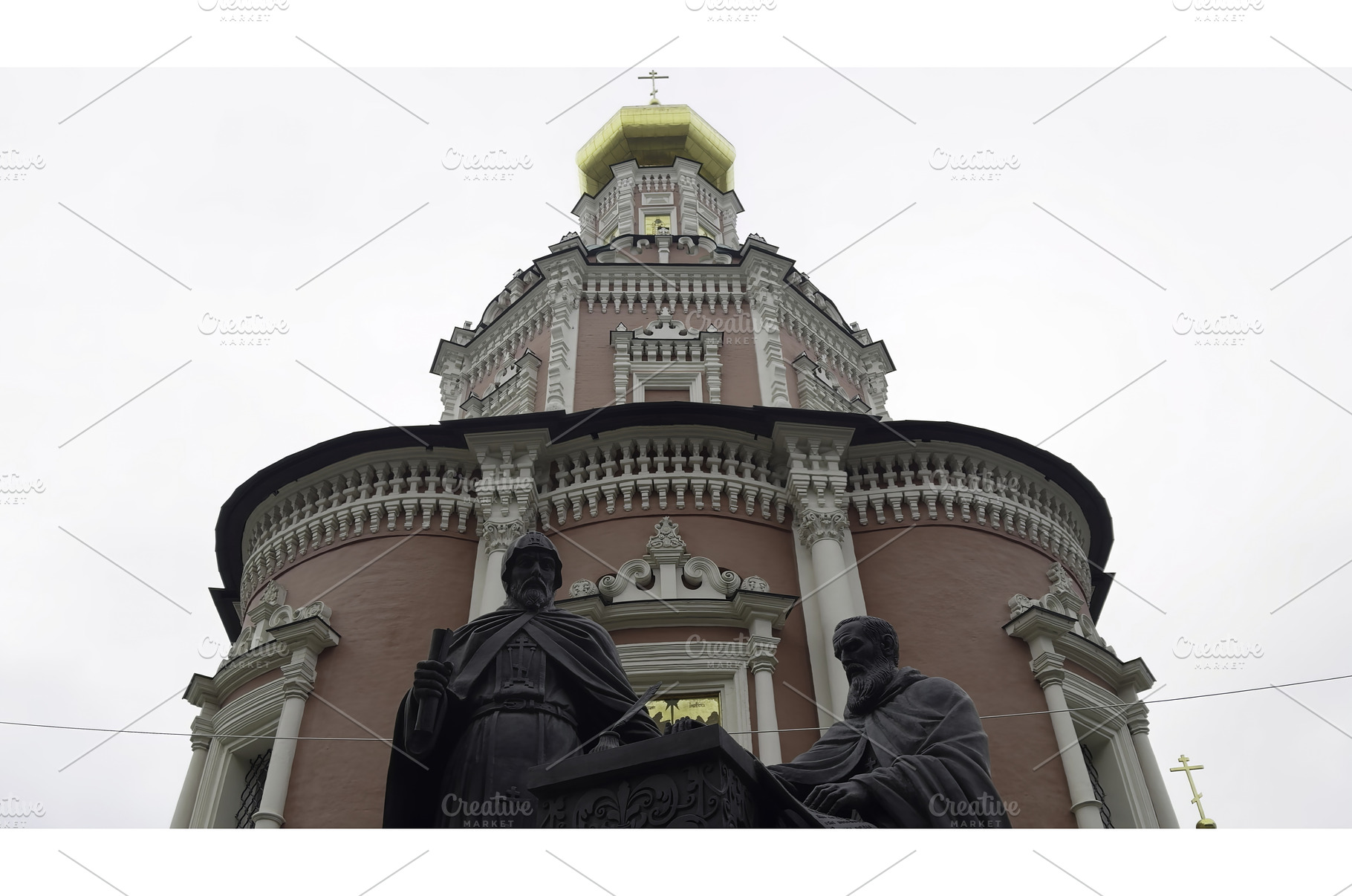 Monument to saints cyril and, an Architecture Photo by Media Whale Stock
