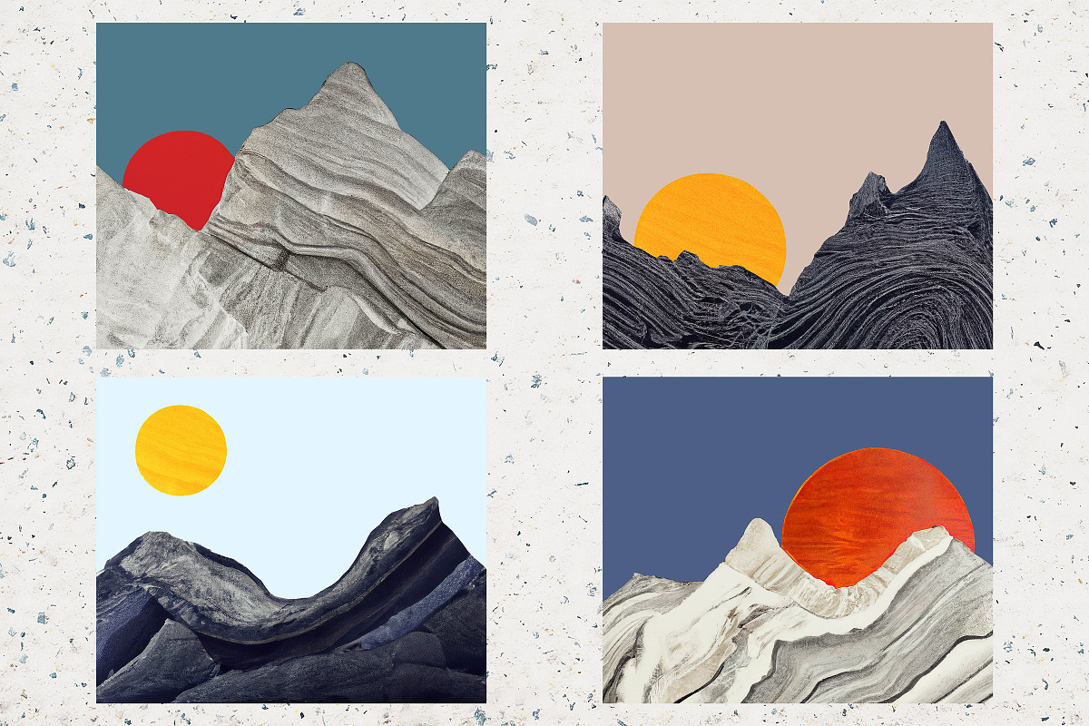 Mountains - Abstract Landscapes, a Graphic by Norse Studio (Photo 3 of 4)