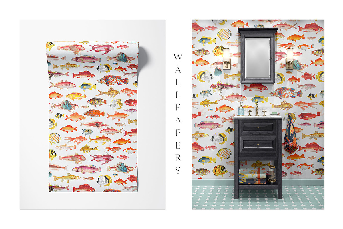 Mulgogi, Luxury Aquatic Designs., a Pattern Graphic by TSTUDIO (Photo 9 of 15)